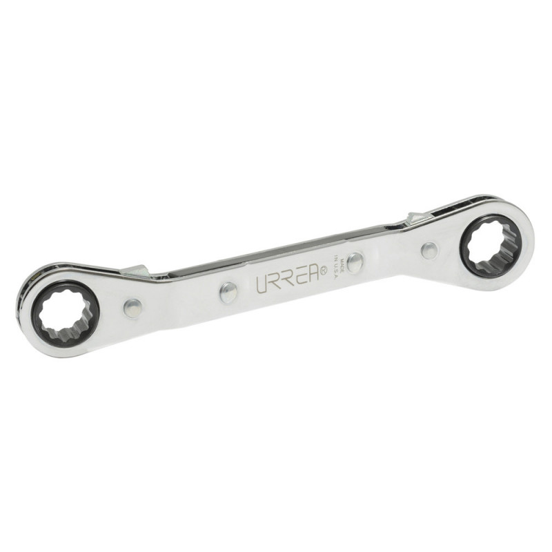 1183 URREA Llave de estrías de matraca acodada 1/2" x 9/16" Urrea | DIHERESA 1183 URREA Llave de estrías de matraca acodada 1/2" x 9/16" Urrea | DIHERESA