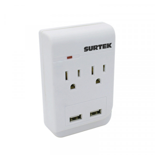 136205 SURTEK Multicontacto 2 entradas + 2 entradas USB Surtek | DIHERESA