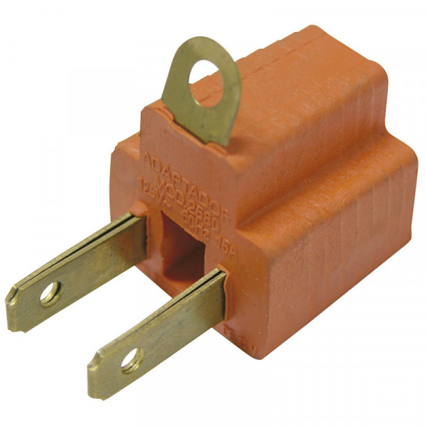136450 SURTEK Adaptador clavija PVC de aterrizado a polarizado Surtek | DIHERESA