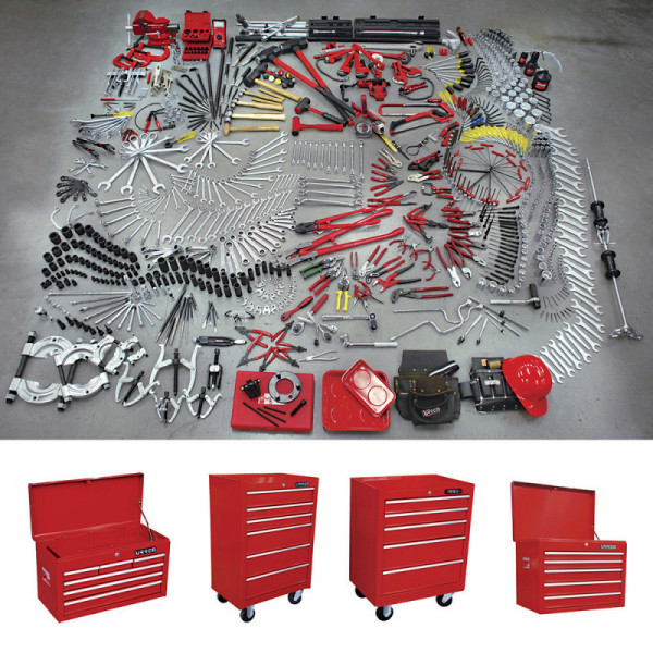 99820 URREA Juego maestro industrial 941 piezas con gabinetes EX27M6 EX27M5 y EX27S6 Urrea | DIHERESA