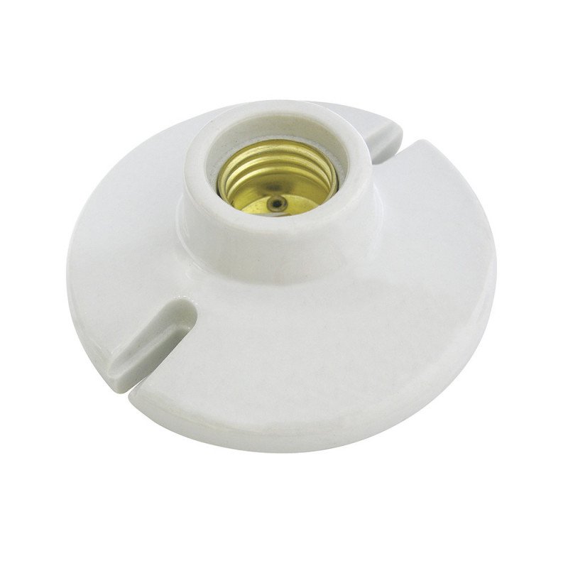 136664 SURTEK Portalámpara de porcelana redondo para techo 4" 127V Surtek | DIHERESA 136664 SURTEK Portalámpara de porcelana redondo para techo 4" 127V Surtek | DIHERESA