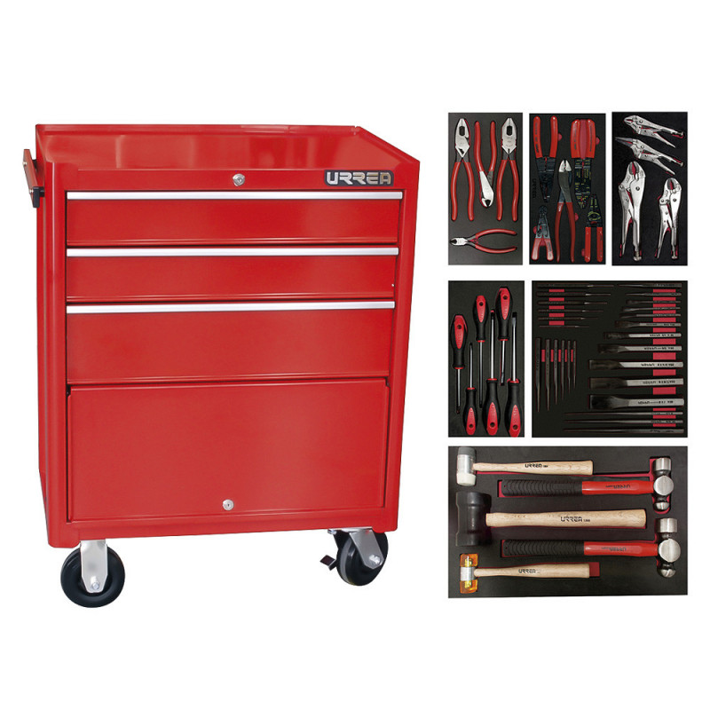 JI50 URREA Juego industrial 50 piezas con gabinete I27M3 Urrea | DIHERESA JI50 URREA Juego industrial 50 piezas con gabinete I27M3 Urrea | DIHERESA