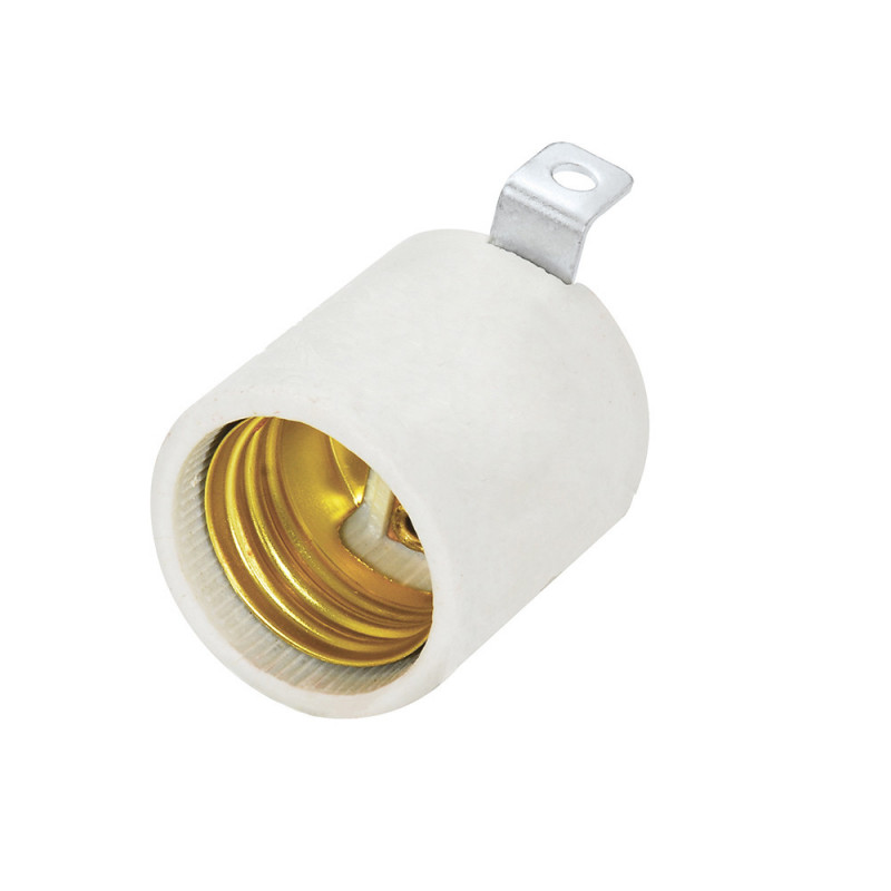 136677 SURTEK Portalámpara de porcelana soporte tipo escuadra 250V Surtek | DIHERESA