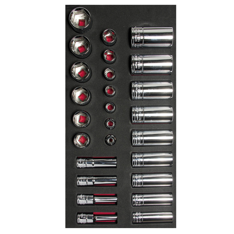 CH106 URREA Juegos dados cuadro 3/8" - SAE - cortos y largos 26 piezas Urrea | DIHERESA CH106 URREA Juegos dados cuadro 3/8" - SAE - cortos y largos 26 piezas Urrea | DIHERESA