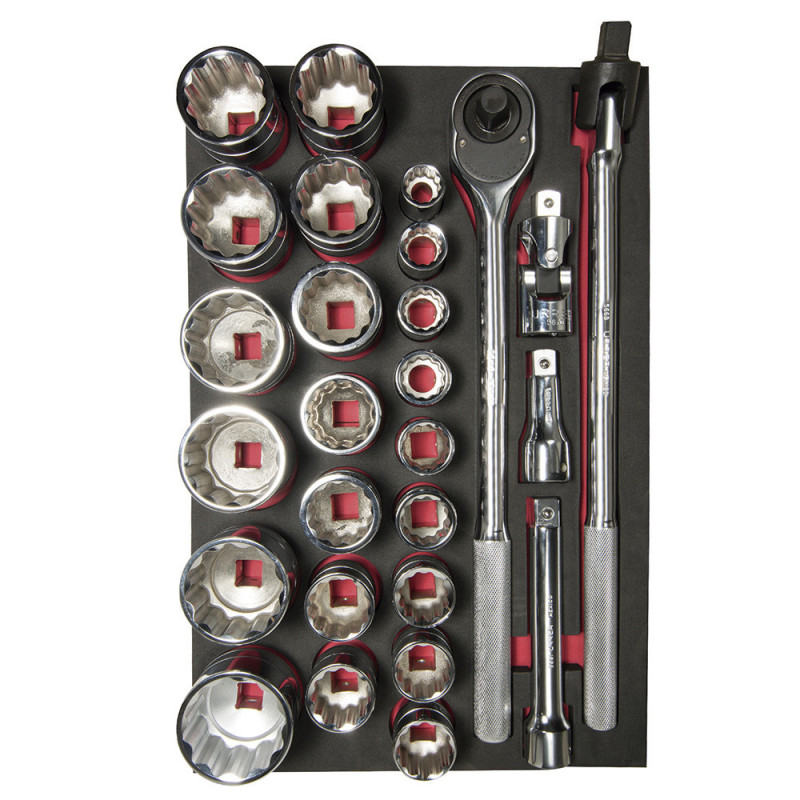 CH301 URREA Juego de dados y accesorios Cuadro 3/4" - SAE 27 piezas Urrea | DIHERESA CH301 URREA Juego de dados y accesorios Cuadro 3/4" - SAE 27 piezas Urrea | DIHERESA