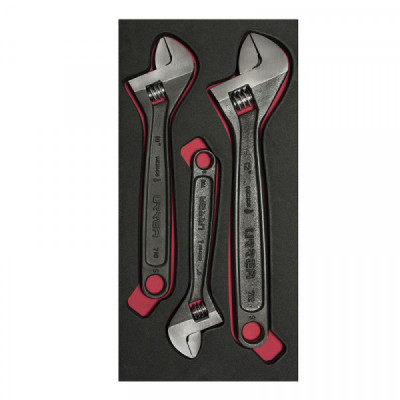 CH114 URREA Juego de 3 llaves ajustables black Urrea | DIHERESA